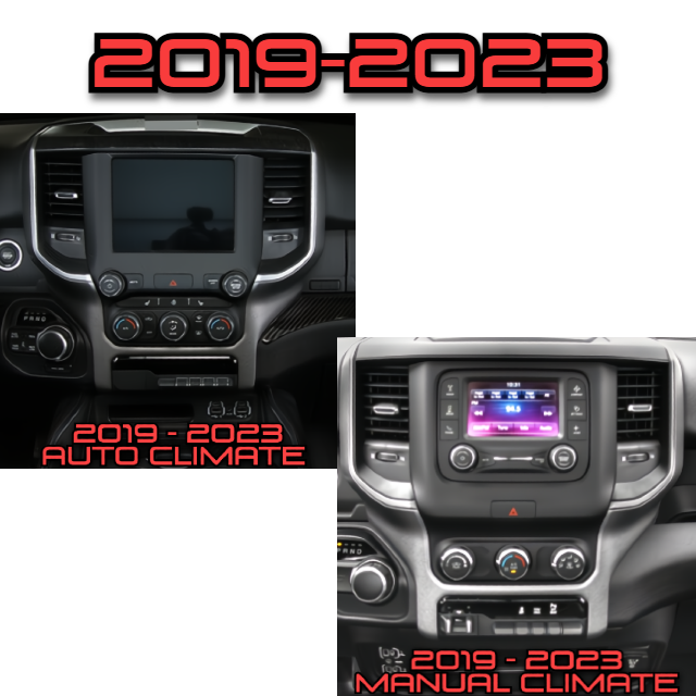 Dodge RAM 2014-2021 Taller 12 Pantalla estilo Tesla