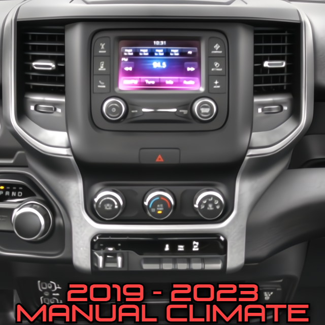 Dodge RAM 2014-2021 Taller 12 Pantalla estilo Tesla
