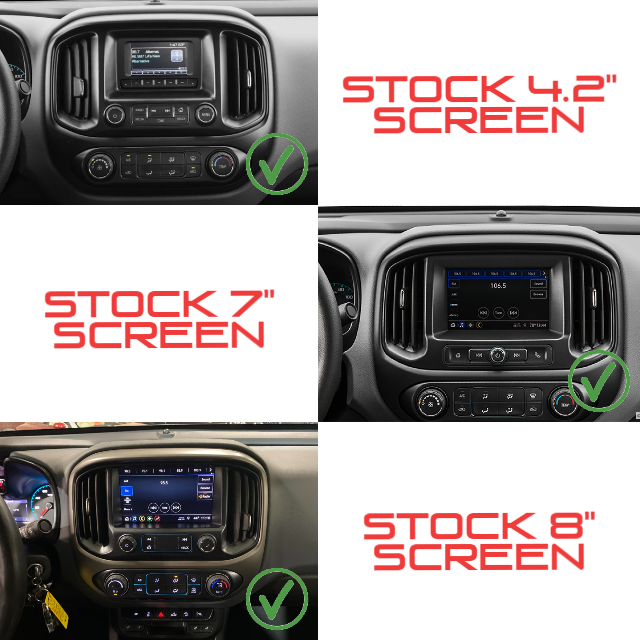 Introducing The Workshop 12 Tesla-Style Screen for the GMC Canyon / Chevy Colorado
The Workshop 12 Tesla-Style Screen is the perfect plug-and-play solution for your 2019-2023 GMC Canyon or Chevy Colorado! Equipped with a 15.6" QHD 2K IPS display and wireless Apple CarPlay and Android Auto. Tons of storage with 128GB internal space and 8GB RAM for the smooth performance you deserve. We've made sure that your steering wheel controls work perfectly with our unit, and don't worry about losing your factor