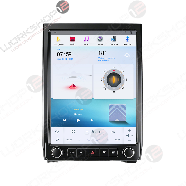  Introducing The Workshop 12 Tesla-Style Screen for the Ford Expedition
The Workshop 12 Tesla-Style Screen is the perfect Plug and Play solution for your 2015-2017 Ford Expedition! Equipped with a 12.1" QHD HD display and wireless Apple CarPlay and Android Auto. Tons of storage with 128GB internal space and 8GB RAM for the smooth performance you deserve. We've made sure that your steering wheel controls work perfectly with our unit and don't worry about losing your factory reverse cameras as our unit