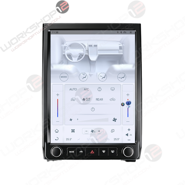  Introducing The Workshop 12 Tesla-Style Screen for the Ford Expedition
The Workshop 12 Tesla-Style Screen is the perfect Plug and Play solution for your 2015-2017 Ford Expedition! Equipped with a 12.1" QHD HD display and wireless Apple CarPlay and Android Auto. Tons of storage with 128GB internal space and 8GB RAM for the smooth performance you deserve. We've made sure that your steering wheel controls work perfectly with our unit and don't worry about losing your factory reverse cameras as our unit