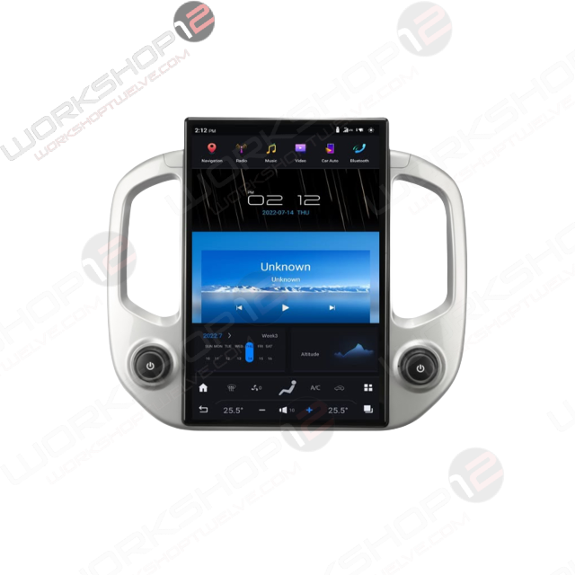 The Workshop 12 Tesla-Style Screen is the perfect plug-and-play solution for your 2014-2018 GMC Canyon or Chevy Colorado! Equipped with a 14.4" QHD 2K IPS display and wireless Apple CarPlay and Android Auto. Tons of storage with 128GB internal space and 8GB RAM for the smooth performance you deserve. We've made sure that your steering wheel controls work perfectly with our unit, and don't worry about losing your factory reverse cameras, as our unit works seamlessly with the OEM cameras.