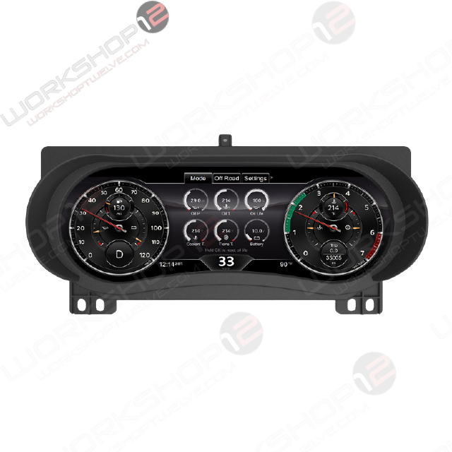 Introducing The Workshop 12 Digital Cluster for the Jeep Wrangler
Upgrade your driving experience with the Workshop 12 Digital Cluster for your 2018-2023 Jeep Wrangler! Say goodbye to dated analog needles and hello to a high-definition, 12.3-inch display with a customizable interface. Built on a Linux automotive OS, this cluster isn't just a screen; it's a performance upgrade. Don't worry about losing factory features; our digital cluster retains 100% of your OEM functionality. From steering wheel co