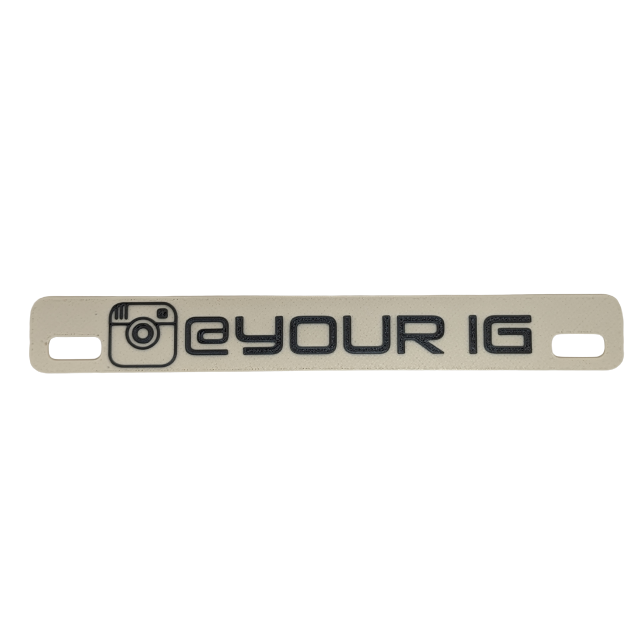 Our 3D printed license plate frame is a unique and customizable addition to your vehicle. It is crafted with high-quality materials to fit standard license plates, ensuring a seamless look.