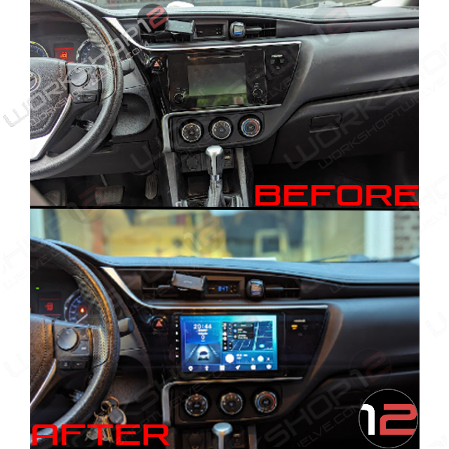 The Workshop 12 Ultra-Wide Screen is the perfect Plug and Play solution for your 2017-2018 Toyota Corolla! Equipped with a 10" HD display and wireless Apple CarPlay and Android Auto. Tons of storage with 128GB internal space and 8GB RAM for the smooth performance you deserve. We've made sure that your steering wheel controls work perfectly with our unit and don't worry about losing your factory reverse cameras as our unit works seamlessly with the OEM cameras.