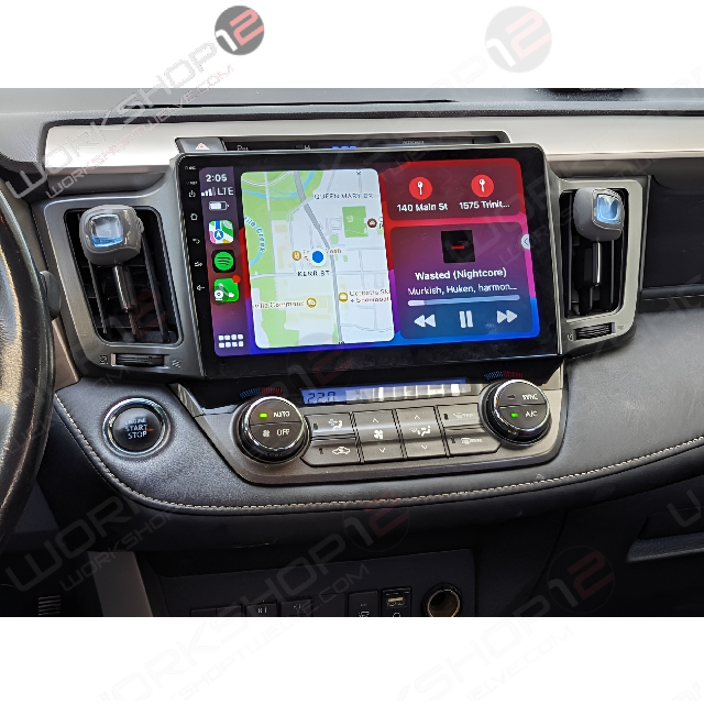 The Workshop 12 Ultra-Wide Screen is the perfect Plug and Play solution for your 2013-2018 Toyota RAV4! Equipped with a 10.2" HD display and wireless Apple CarPlay and Android Auto. Tons of storage with 128GB internal space and 8GB RAM for the smooth performance you deserve. We've made sure that your steering wheel controls work perfectly with our unit and don't worry about losing your factory reverse camera as our unit works seamlessly with the OEM camera.