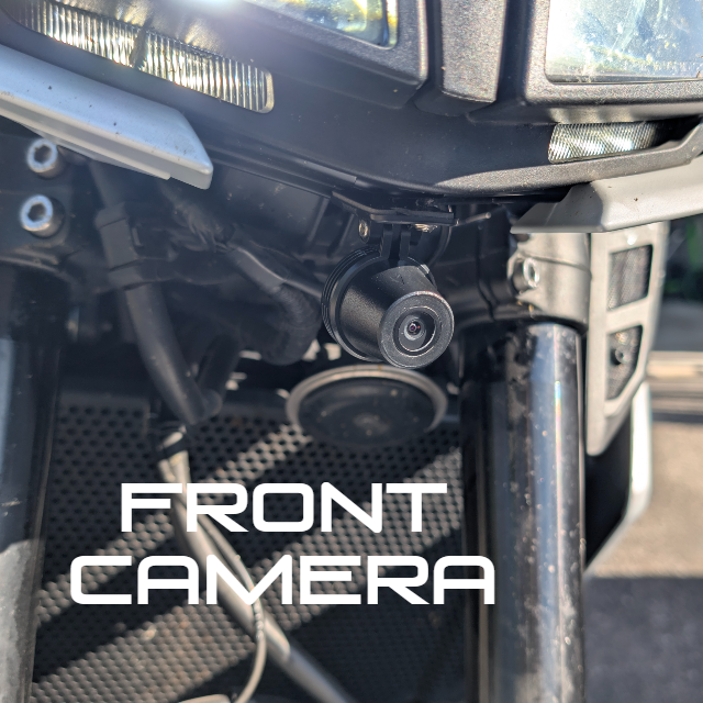 Workshop 12 MotoPlay 6.1" motorcycle screen with wireless CarPlay, wireless Android Auto, dual Sony cameras, and TPMS. IP67 waterproof, 1000-nit motorcycle screen which supports glove touch, Tire temperature and more!