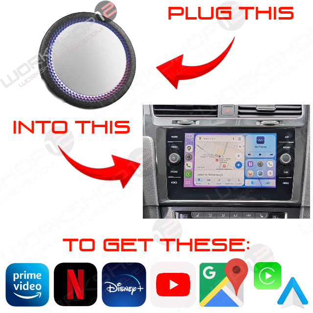 Transform your existing car screen into a smart screen by simply connecting The 12 Smart Box into your car's USB port, and voila! You can stream anything from your favorite platforms right on your original car's display! The 12 Smart Box comes equipped with some hefty specs, 8GB RAM, Quad-Core Qualcomm Processor, 128GB Storage, Android 13 and supports MICRO SD Cards for external storage (Expandable up to 256Gbs) and also has a SIM Card slot for 4G LTE on the road.