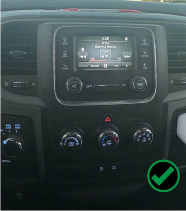Dodge RAM 2014-2023 Workshop 12 Tesla-Style Screen