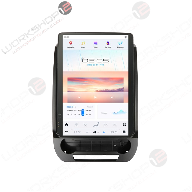 The Workshop 12 Tesla-Style Screen is the perfect Plug and Play solution for your 2018+ Ford Expedition! Equipped with a 14.4" QHD 2K IPS display and wireless Apple CarPlay and Android Auto. Tons of storage with 128GB internal space and 8GB RAM for the smooth performance you deserve. We've made sure that your steering wheel controls work perfectly with our unit and don't worry about losing your factory reverse cameras as our unit works seamlessly with the OEM cameras