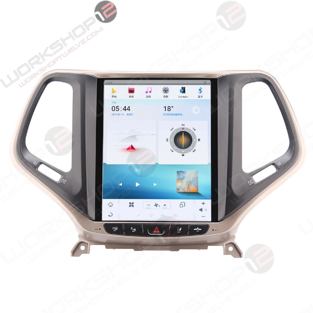 The Workshop 12 Tesla-Style Screen is the perfect Plug and Play solution for your 2016-2020 Jeep Cherokee! Equipped with a 9.7" full HD IPS display and wireless Apple CarPlay and Android Auto. Tons of storage with 128GB internal space and 8GB RAM for the smooth performance you deserve. We've made sure that your steering wheel controls work perfectly with our unit and don't worry about losing your factory reverse cameras as our unit works seamlessly with the OEM cameras