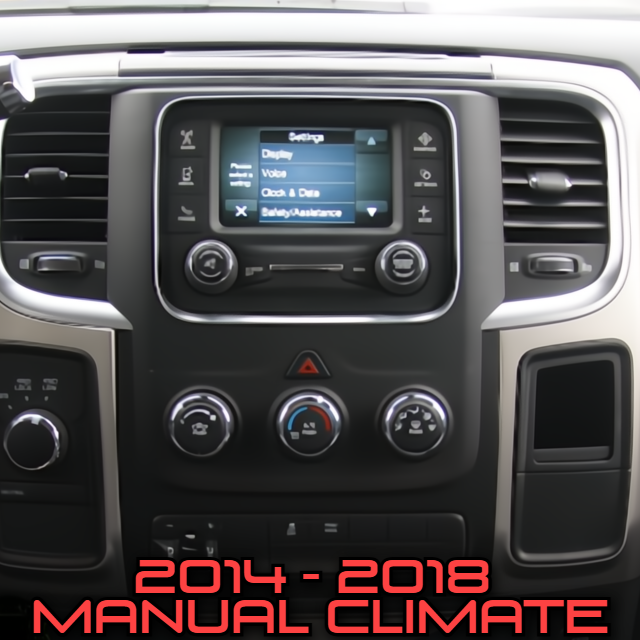 Dodge RAM 2014-2021 Taller 12 Pantalla estilo Tesla