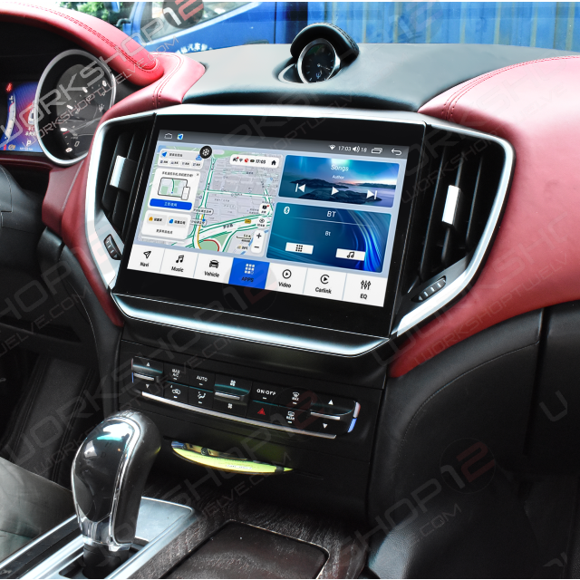 The Workshop 12 Screen is the perfect Plug and Play solution for your 2014-2017 Maserati Ghilbli! Equipped with a 10.4" HD display and a full HD IPS screen as well as wireless Apple CarPlay and Android Auto. Tons of storage with 128GB of storage and 8GB RAM for the smooth performance you deserve. We've made sure that your steering wheel controls work perfectly with our unit and don't worry about losing your factory reverse camera as our unit works seamlessly with the OEM camera and aftermarket