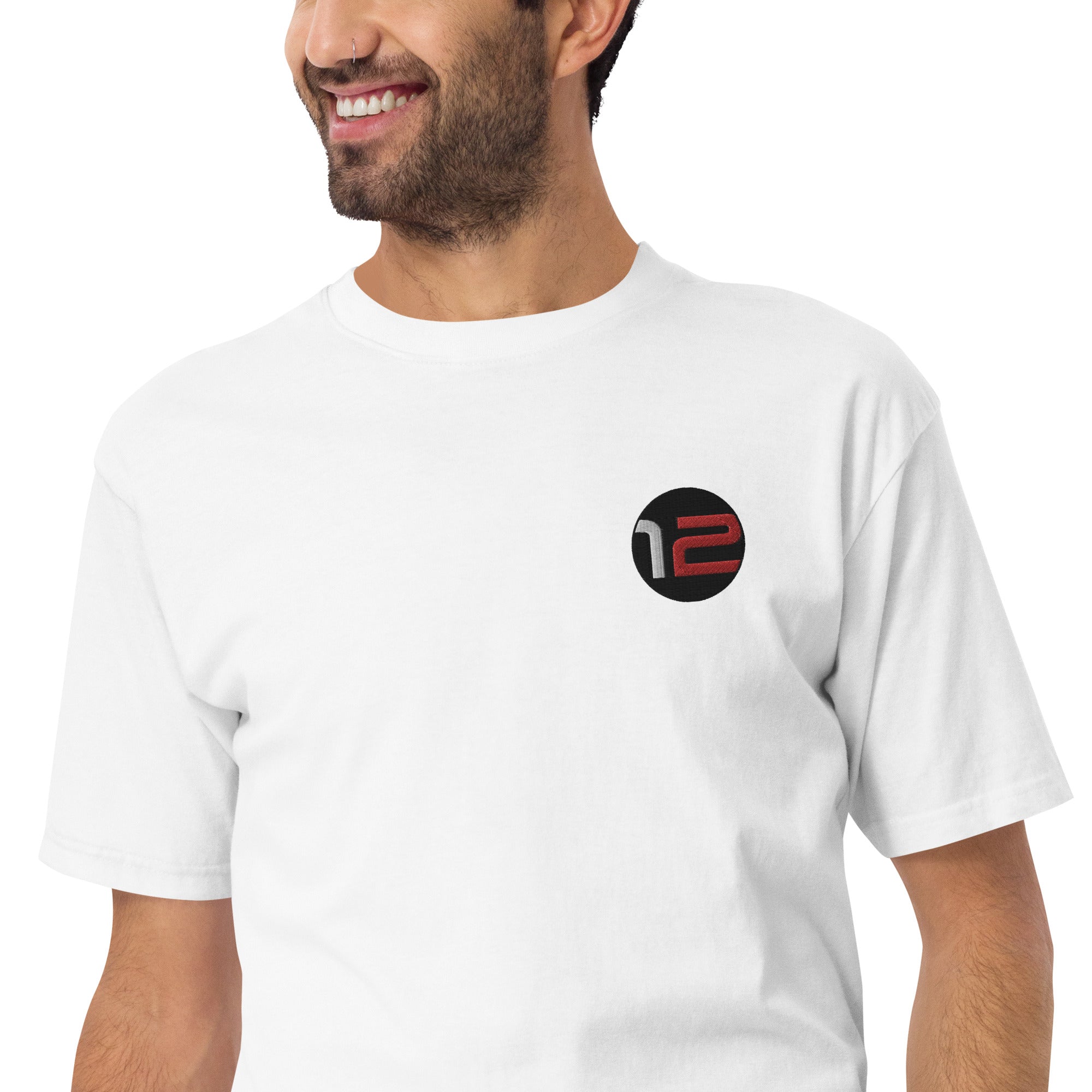 Camiseta premium de peso pesado para hombre