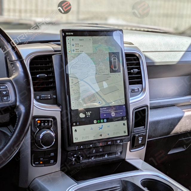 The Workshop 12 Tesla-Style Screen is the perfect Plug and Play solution for your 2014-2022 Dodge Ram! Equipped with a 14.4" 2k QHD display and wireless Apple CarPlay and Android Auto. Tons of storage with 128GB internal space and 8GB RAM for the smooth performance you deserve. We've made sure that your steering wheel controls work perfectly with our unit and don't worry about losing your factory reverse cameras as our unit works seamlessly with the OEM cameras.