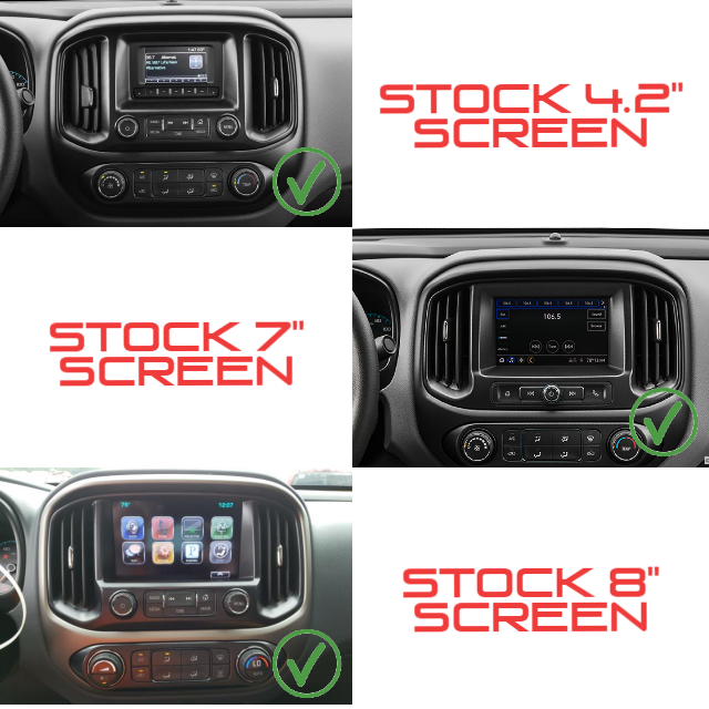 The Workshop 12 Tesla-Style Screen is the perfect plug-and-play solution for your 2014-2018 GMC Canyon or Chevy Colorado! Equipped with a 14.4" QHD 2K IPS display and wireless Apple CarPlay and Android Auto. Tons of storage with 128GB internal space and 8GB RAM for the smooth performance you deserve. We've made sure that your steering wheel controls work perfectly with our unit, and don't worry about losing your factory reverse cameras, as our unit works seamlessly with the OEM cameras.