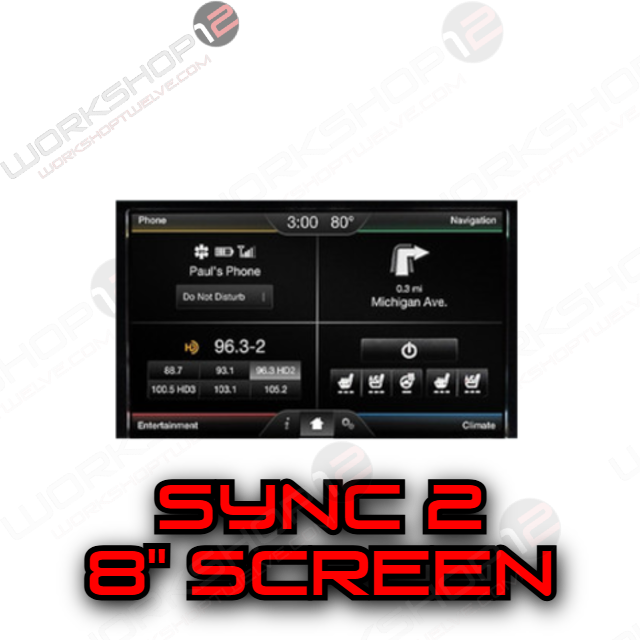 Ford F-150 2015-2021 Workshop 12 Tesla-Style Screen