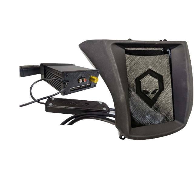 The Brainiac Plastics provides you the perfect Tesla Style kit for your 2013+ Hyundai Genesis Coupe! Designed for an OEM fit and finish, the sturdy magnetic face plate allows for easy access to the tablet installed in your dashboard.