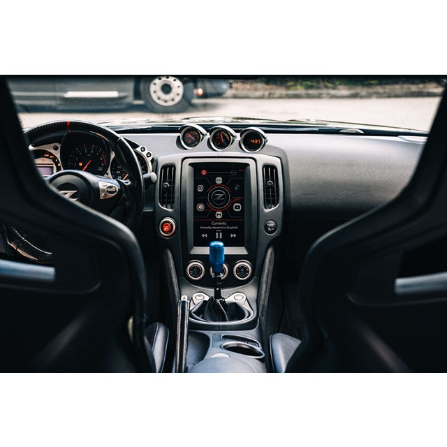 The Brainiac Plastics provides you the perfect Tesla Style kit for your Nissan 370z! Equipped with a color matched satin black face plate for an OEM fit and finish. The sturdy magnetic face plate allows for easy access to the tablet installed in your dashboard.