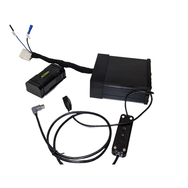 The MK1.7 Electronics have been designed to be a plug-and-play kit for providing power, audio and USB accessory for your tablet installation. Simply unplug your OEM stereo, and plug in the MK1.7 Electronics directly into your factory stereo harness.