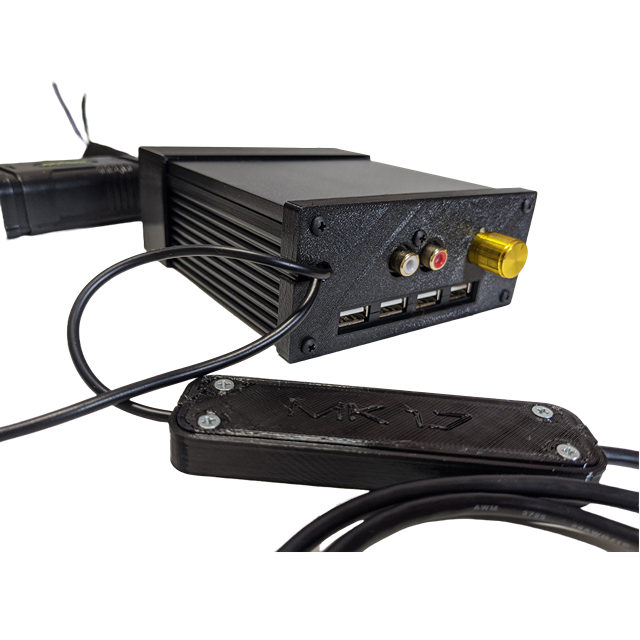 The MK1.7 Electronics have been designed to be a plug-and-play kit for providing power, audio and USB accessory for your tablet installation. Simply unplug your OEM stereo, and plug in the MK1.7 Electronics directly into your factory stereo harness.