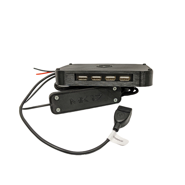 The MK1 Tablet Companion is for owners who are using an aftermarket audio solution (like a Kenwood head unit) and would like to use additional USB accessories such as OBDII readers, USB Cameras, Apple CarPlay USB dongles or Brainiac USB climate control units. This unit provides tablet charging and USB accessory at the same time in a manner that will not drain the tablet battery when the vehicle is turned off.