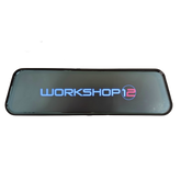 The Workshop 12 Smart Rearview Mirror is the ultimate solution for safer driving. With a 10-inch full-screen touch, and real-time remote monitoring, you'll enjoy crystal-clear visibility and peace of mind on the road.

Featuring wide-angle front and rear cameras, motion detection, and loop video support, Wi-Fi to view the camera and recordings on your phone! This dash cam provides high-quality video and audio recordings of your journey. Plus, with a variety of language options, the Workshop 12 Smart Rearvie