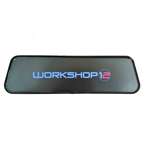 The Workshop 12 Smart Rearview Mirror is the ultimate solution for safer driving. With a 10-inch full-screen touch, and real-time remote monitoring, you'll enjoy crystal-clear visibility and peace of mind on the road.

Featuring wide-angle front and rear cameras, motion detection, and loop video support, Wi-Fi to view the camera and recordings on your phone! This dash cam provides high-quality video and audio recordings of your journey. Plus, with a variety of language options, the Workshop 12 Smart Rearvie