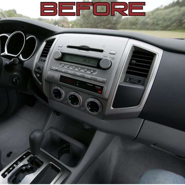 The Workshop 12 Tesla Style Screen for the Toyota Tacoma

The Workshop 12 Ultra-Wide Screen is the perfect Plug and Play solution for your 2005-2015 Toyota Tacoma! Equipped with a 12.1" HD&nbsp; display and wireless Apple CarPlay and Android Auto. Tons of storage with 128GB internal space and 8GB RAM for the smooth performance you deserve. We've made sure that your steering wheel controls work perfectly with our unit and don't worry about losing your factory reverse camera as our unit work