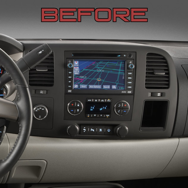 The Workshop 12 Tesla-Style Screen is the perfect Plug and Play solution for your 2007-2013 GMC Sierra or Chevy Silverado! Equipped with a 12.1" FHD IPS display and wireless Apple CarPlay and Android Auto. Tons of storage with 128GB internal space and 6GB RAM for the smooth performance you deserve. We've made sure that your steering wheel controls work perfectly with our unit and don't worry about losing your factory reverse cameras as our unit works seamlessly with the OEM cameras.