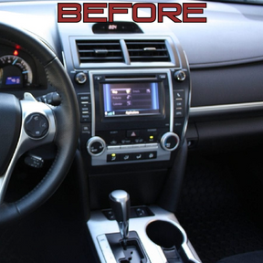 The Workshop 12 Ultra-Wide Screen is the perfect Plug and Play solution for your 2012-2014 Toyota Camry! Equipped with a 10" HD display and wireless Apple CarPlay and Android Auto. Tons of storage with 128GB internal space and 8GB RAM for the smooth performance you deserve. We've made sure that your steering wheel controls work perfectly with our unit, and don't worry about losing your factory reverse cameras, as our unit works seamlessly with the OEM cameras.

The audio quality is important to us, a