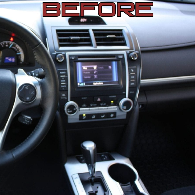 The Workshop 12 Ultra-Wide Screen is the perfect Plug and Play solution for your 2012-2014 Toyota Camry! Equipped with a 10" HD display and wireless Apple CarPlay and Android Auto. Tons of storage with 128GB internal space and 8GB RAM for the smooth performance you deserve. We've made sure that your steering wheel controls work perfectly with our unit, and don't worry about losing your factory reverse cameras, as our unit works seamlessly with the OEM cameras.

The audio quality is important to us, a