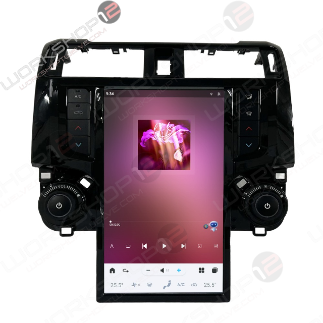 The Workshop 12 Tesla-Style Screen is the perfect Plug and Play solution for your 2009-2019 Toyota 4Runner! Equipped with a 13.6" FHD IPS display and wireless Apple CarPlay and Android Auto. Tons of storage with 128GB internal space and 8GB RAM for the smooth performance you deserve. 