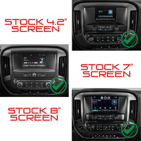 The Workshop 12 Tesla-Style Screen is the perfect Plug and Play solution for your 2014-2018 GMC Sierra! Equipped with a 14.4" QHD 2K IPS display and wireless Apple CarPlay and Android Auto. Tons of storage with 128GB internal space and 8GB RAM for the smooth performance you deserve. 