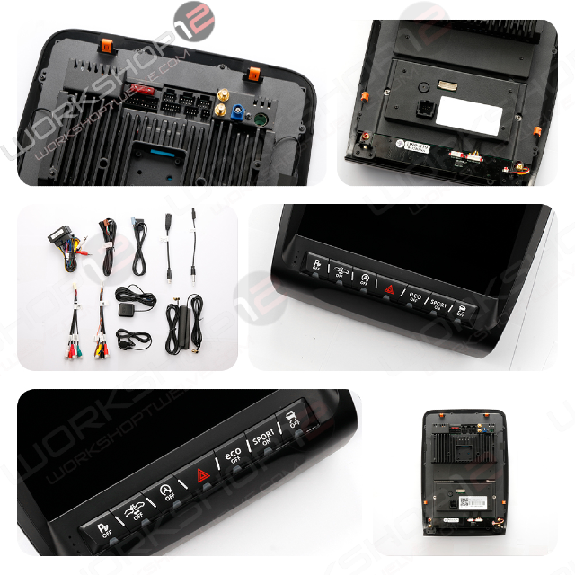 The Workshop 12 Tesla-Style Screen is the perfect plug-and-play solution for your 2014-2020 Dodge Durango! Equipped with a 13.8" full HD IPS display and wireless Apple CarPlay and Android Auto. Tons of storage with 128GB internal space and 8GB RAM for the smooth performance you deserve. We've made sure that your steering wheel controls work perfectly with our unit, and don't worry about losing your factory reverse camera, as our unit works seamlessly with the OEM camera.