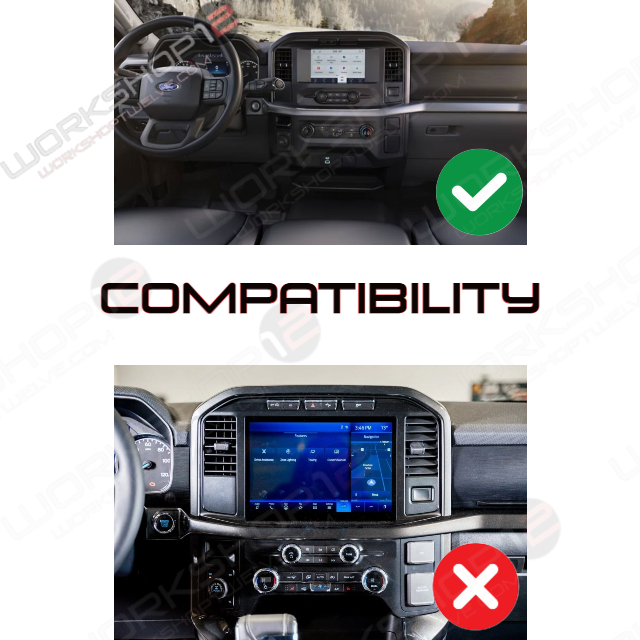 Ford F-150 2021-2026 13.2 Workshop 12 Tesla-Style Screen