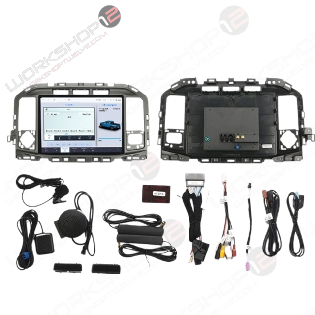 Introducing The Workshop 12 Tesla-Style Screen for the Ford F-150 2021-2026

The Workshop 12 Tesla-Style Screen is the perfect plug-and-play solution for your 2021-2026 F-150! Equipped with a 13.2″ QHD 2K IPS display and wireless Apple CarPlay and Android Auto. Tons of storage with 128GB internal space and 8GB RAM for the smooth performance you deserve. We've made sure that your steering wheel controls work perfectly with our unit and don't worry about losing your factory reverse cameras, as our unit works 