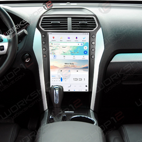 The Workshop 12 Tesla-Style Screen is the perfect Plug and Play solution for your 2011-2019 Ford Explorer! Equipped with a 14.4" QHD 2K IPS display and wireless Apple CarPlay and Android Auto. Tons of storage with 128GB internal space and 8GB RAM for the smooth performance you deserve. We've made sure that your steering wheel controls work perfectly with our unit and don't worry about losing your factory reverse cameras as our unit works seamlessly with the OEM cameras.