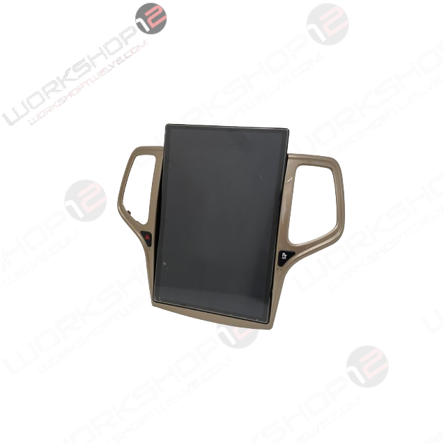 The Workshop 12 Tesla-Style Screen is the perfect Plug and Play solution for your 2014-2020 Jeep Grand Cherokee! Equipped with a 14.4" full HD IPS display and wireless Apple CarPlay and Android Auto. Tons of storage with 128GB internal space and 8GB RAM for the smooth performance you deserve. We've made sure that your steering wheel controls work perfectly with our unit and don't worry about losing your factory reverse cameras as our unit works seamlessly with the OEM cameras.