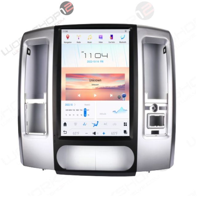 The Workshop 12 Tesla-Style Screen is the perfect Plug and Play solution for your 2009-2012 Dodge Ram! Equipped with a full HD IPS display and wireless Apple CarPlay and Android Auto. Tons of storage with 128GB internal space and 8GB RAM for the smooth performance you deserve. We've made sure that your steering wheel controls work perfectly with our unit and don't worry about losing your factory reverse cameras as our unit works seamlessly with the OEM cameras.
