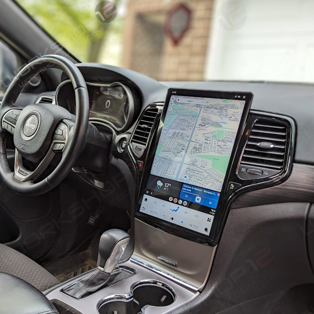 The Workshop 12 Tesla-Style Screen is the perfect Plug and Play solution for your 2014-2020 Jeep Grand Cherokee! Equipped with a 14.4" full HD IPS display and wireless Apple CarPlay and Android Auto. Tons of storage with 128GB internal space and 8GB RAM for the smooth performance you deserve. We've made sure that your steering wheel controls work perfectly with our unit and don't worry about losing your factory reverse cameras as our unit works seamlessly with the OEM cameras.