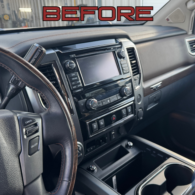 The Workshop 12 Tesla-Style Screen is the perfect Plug and Play solution for your 2016-2019 Nissan Titan! Equipped with a 12.1" IPS display and wireless Apple CarPlay and Android Auto. Tons of storage with 128GB internal space and 8GB RAM for the smooth performance you deserve. We've made sure that your steering wheel controls work perfectly with our unit, and don't worry about losing your factory reverse cameras, as our unit works seamlessly with the OEM cameras.