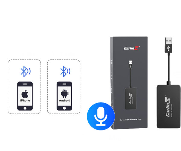 CarLinKit USB Dongle - Wireless Apple CarPlay and Android Auto
