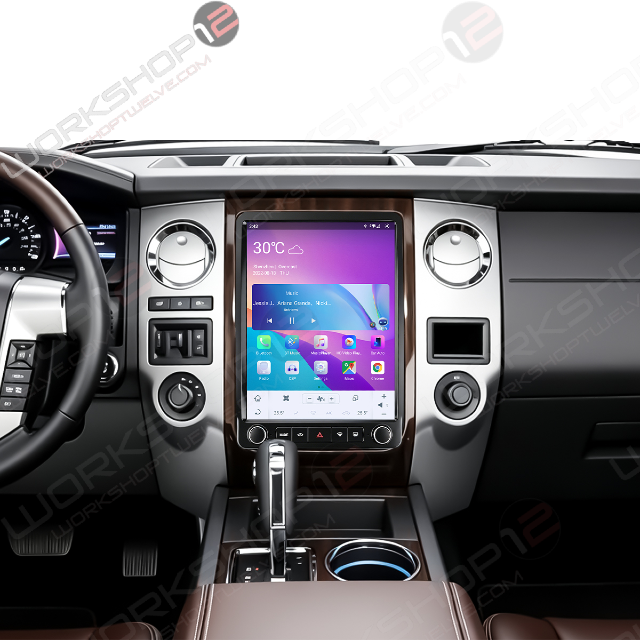 &nbsp;Introducing The Workshop 12 Tesla-Style Screen for the Ford Expedition

The Workshop 12 Tesla-Style Screen is the perfect Plug and Play solution for your 2015-2017 Ford Expedition! Equipped with a 12.1" QHD HD display and wireless Apple CarPlay and Android Auto. Tons of storage with 128GB internal space and 8GB RAM for the smooth performance you deserve. We've made sure that your steering wheel controls work perfectly with our unit and don't worry about losing your factory reverse cameras as our unit 