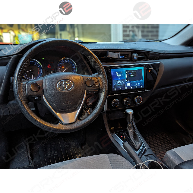 The Workshop 12 Ultra-Wide Screen is the perfect Plug and Play solution for your 2017-2018 Toyota Corolla! Equipped with a 10" HD display and wireless Apple CarPlay and Android Auto. Tons of storage with 128GB internal space and 8GB RAM for the smooth performance you deserve. We've made sure that your steering wheel controls work perfectly with our unit and don't worry about losing your factory reverse cameras as our unit works seamlessly with the OEM cameras.