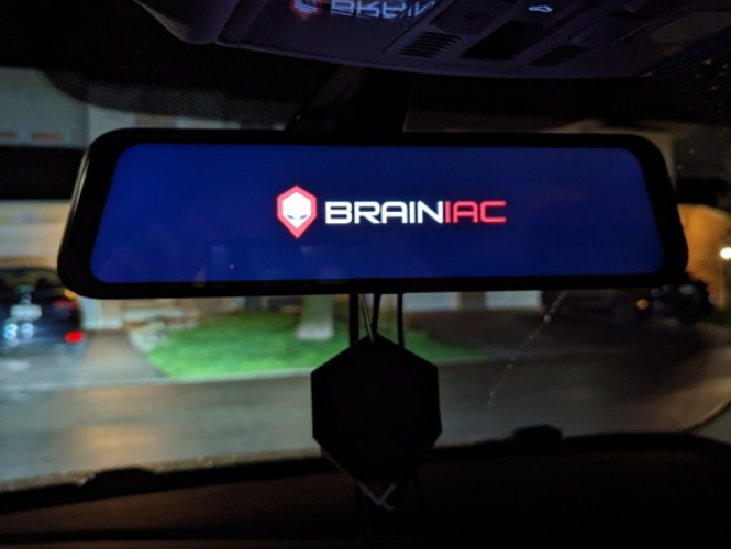 The Brainiac Smart Rearview Mirror is the ultimate solution for safer driving. With a 12-inch full-screen touch, anti-glare mirror, and real-time remote monitoring, you'll enjoy crystal-clear visibility and peace of mind on the road. Featuring wide-angle front and rear cameras, motion detection, and loop video support, this dash cam provides high-quality video and audio recordings of your journey.