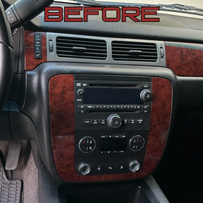 The Workshop 12 Tesla-Style Screen is the perfect Plug and Play solution for your 2007-2013 GMC Yukon or Chevy Tahoe / Suburban! Equipped with a 12.1" FHD IPS display and wireless Apple CarPlay and Android Auto. Tons of storage with 128GB internal space and 8GB RAM for the smooth performance you deserve. We've made sure that your steering wheel controls work perfectly with our unit, and don't worry about losing your factory reverse cameras, as our unit works seamlessly with the OEM cameras.