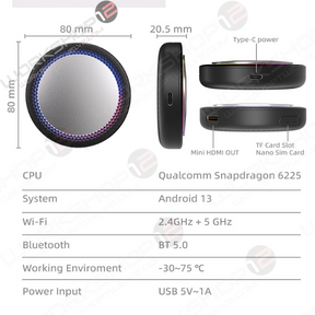 Transform your existing car screen into a smart screen by simply connecting The 12 Smart Box into your car's USB port, and voila! You can stream anything from your favorite platforms right on your original car's display! The 12 Smart Box comes equipped with some hefty specs, 8GB RAM, Quad-Core Qualcomm Processor, 128GB Storage, Android 13 and supports MICRO SD Cards for external storage (Expandable up to 256Gbs) and also has a SIM Card slot for 4G LTE on the road. 
