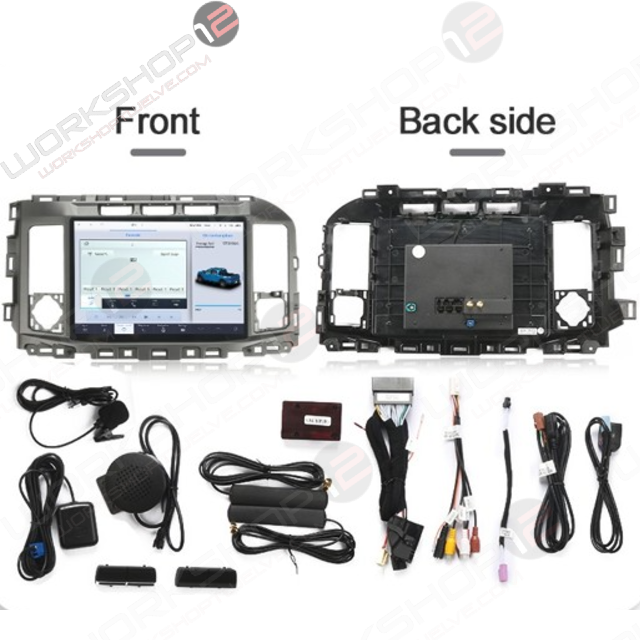 The Workshop 12 Tesla-Style Screen is the perfect plug-and-play solution for your 2020-2026 F-250! Equipped with a 13.2″ QHD 2K IPS display and wireless Apple CarPlay and Android Auto. Tons of storage with 128GB internal space and 8GB RAM for the smooth performance you deserve. We've made sure that your steering wheel controls work perfectly with our unit, and don't worry about losing your factory reverse cameras, as our unit works seamlessly with the OEM cameras.
