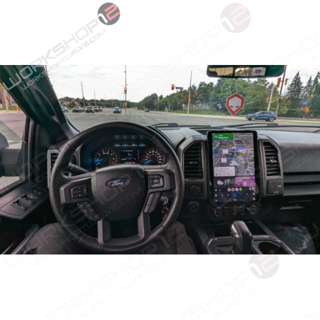 The Workshop 12 Tesla-Style Screen is the perfect Plug and Play solution for your 2015-2021 F-150! Equipped with a 14.4" QHD 2K IPS display and wireless Apple CarPlay and Android Auto. Tons of storage with 128GB internal space and 8GB RAM for the smooth performance you deserve. We've made sure that your steering wheel controls work perfectly with our unit and don't worry about losing your factory reverse cameras as our unit works seamlessly with the OEM cameras.